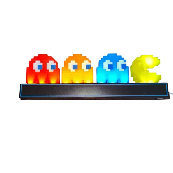 Pac-Man and Ghosts ICONS Lamp/Light by Paladone USB Powered Cord Tested Works - Picture 1 of 9